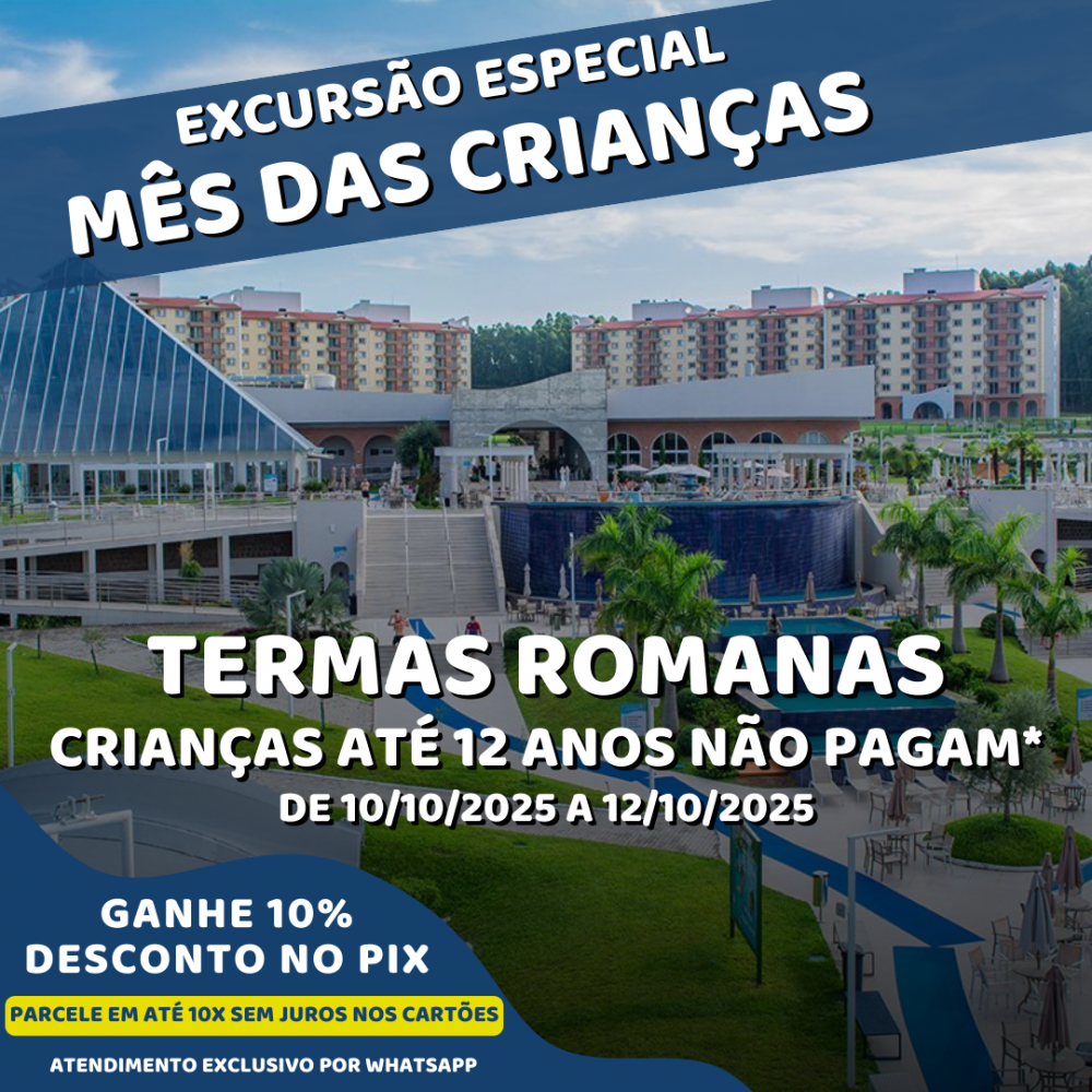 Detalhes do produto Termas Romanas - Recanto Maestro - Mês das Crianças