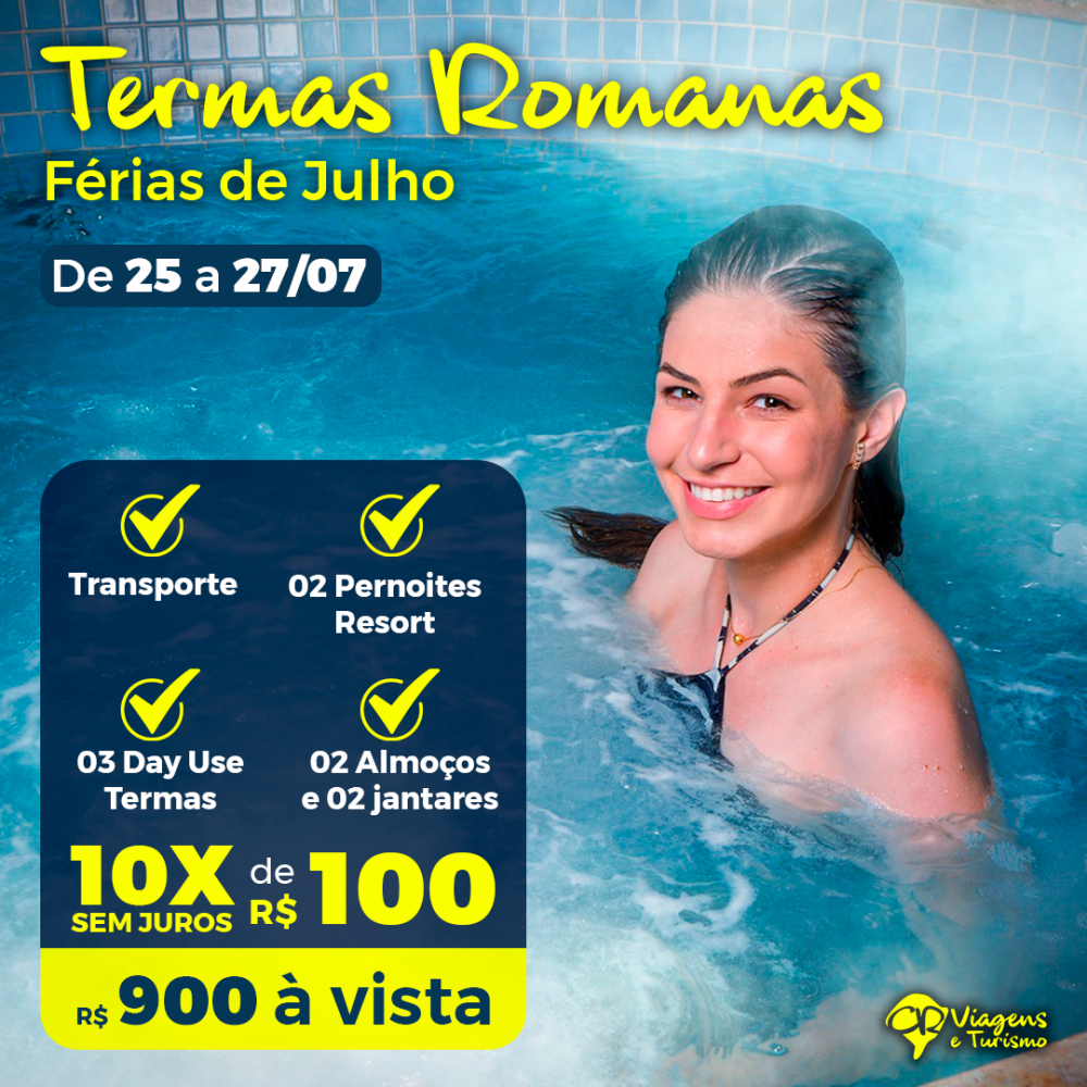 Detalhes do produto Termas Romanas - Recanto Maestro - Férias de Julho