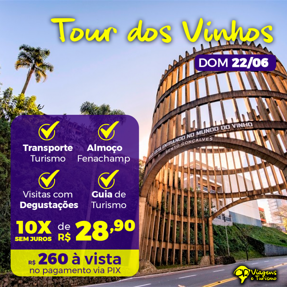 Detalhes do produto Tour dos Vinhos e Espumantes