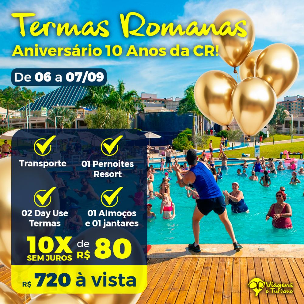 Detalhes do produto Termas Romanas - Aniversário 10 Anos da CR