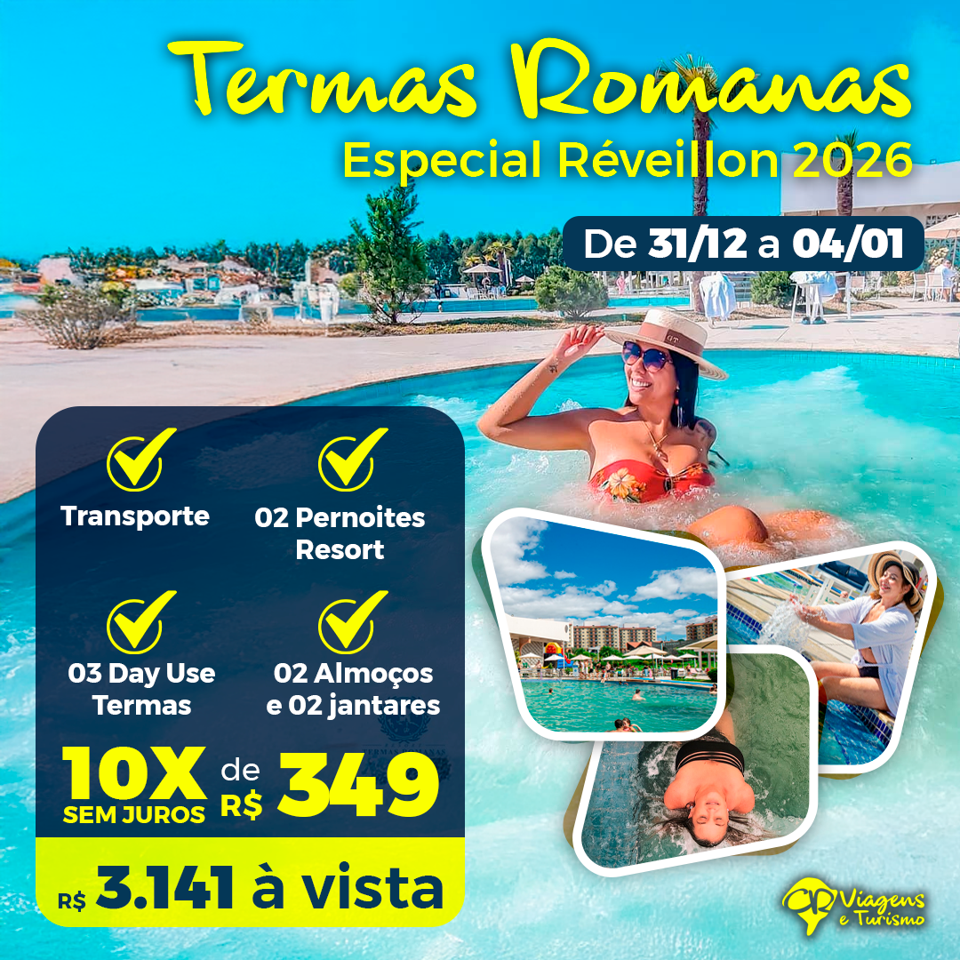 Réveillon Termas Romanas - Pensão Completa