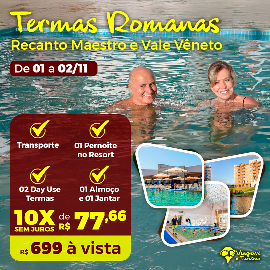 Termas Romanas - Recanto Maestro - Vale Vêneto